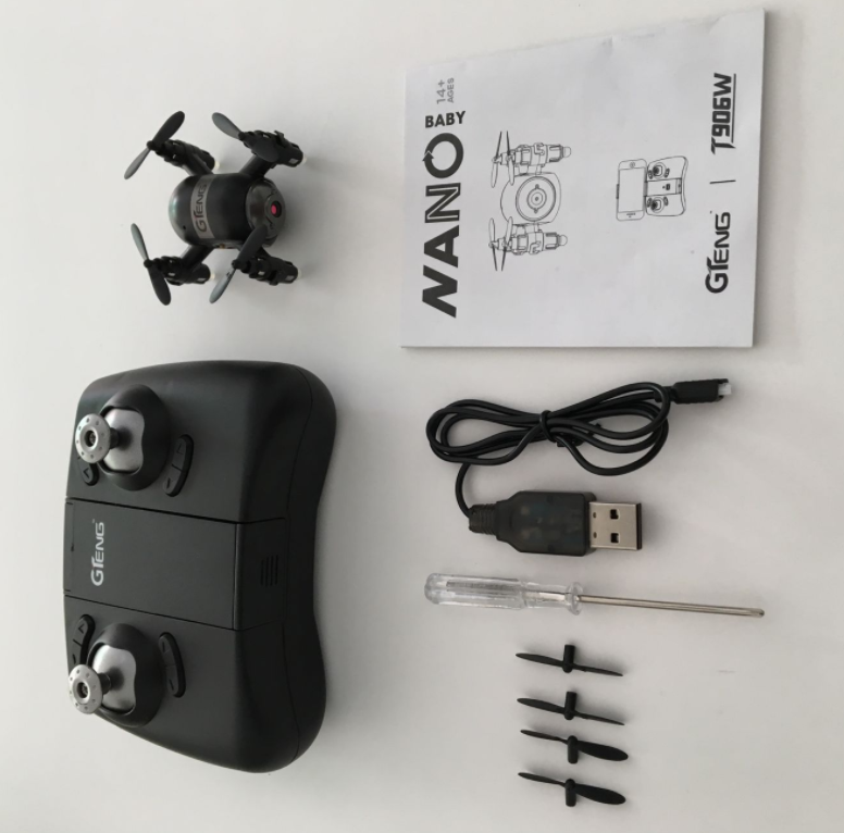 GT-T906W Mini Drone with 4K HD Camera - 6-Axis Gyro Foldable Pocket Drone