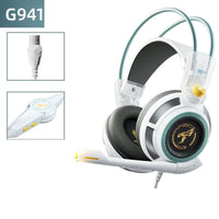 AeroPro USB PC Headset - 105dB High-Sensitivity Stereo Sound with 32Ω Low-Latency Control (White/Black/TERA Edition)