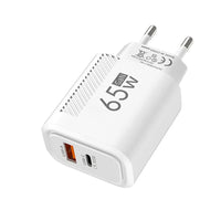 Wall EU/US Multi-Port Fast Charging Adapter – High-Speed USB Charger with Multiple Ports for Efficient Device Powering
