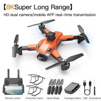 XT2 Pro 8K Foldable Drone - 360° Obstacle Avoidance with Optical Flow Stability & 50x Zoom