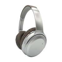 AeroPro Noise-Canceling Wireless Headphones - Dual-Battery 8-Hour Playtime with Hi-Fi Bluetooth V4.1+EDR (Black/Silver)